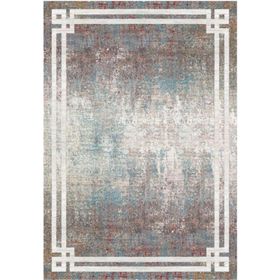 Çam Halı Gloria TD717 Multi Art Deco Modern Desen Dokuma Saçaklı Kilim