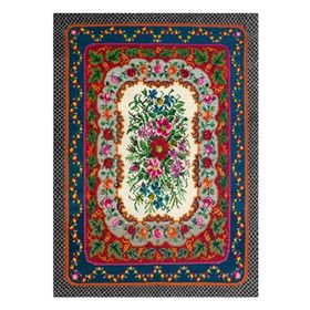 Çam Halı Gloria TD733 Multi Karabağ Desen Dokuma Saçaklı Kilim