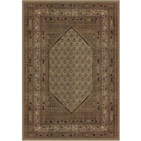 Çam Halı Gloria TD737 Bej Klasik Desen Dokuma Saçaklı Kilim