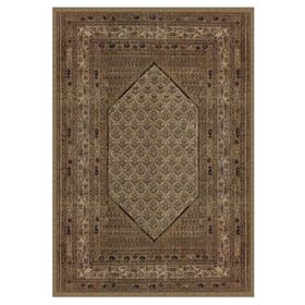 Çam Halı Gloria TD737 Bej Klasik Desen Dokuma Saçaklı Kilim