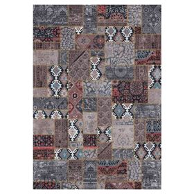 Çam Halı Gloria TD75601 Multi Patchwork Desen Dokuma Saçaklı Kilim