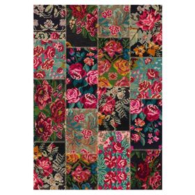 Çam Halı Gloria TD766 Multi Karabağ Patchwork Desen Dokuma Saçaklı Kilim