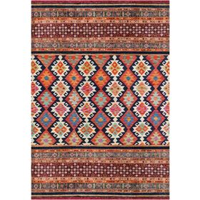 Çam Halı Gloria TD792 Multi Etnik Desen Dokuma Saçaklı Kilim