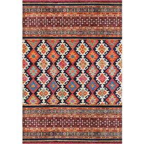 Çam Halı Gloria TD792 Multi Etnik Desen Dokuma Saçaklı Kilim