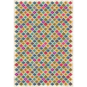 Çam Halı Gloria TD799 Multi Etnik Desen Dokuma Saçaklı Kilim