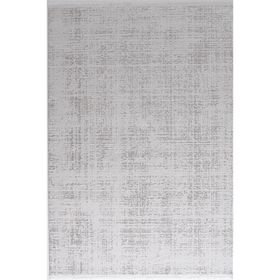 Çam Halı Norm 6207 Beyaz 100x300 cm Romans Halı Modern Desenli Makine Halısı