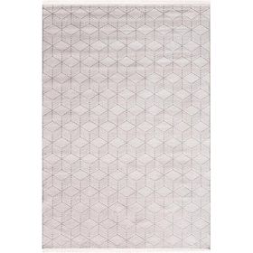 Çam Halı Norm 6211 Beyaz 100x200 cm Romans Halı Modern Desenli Makine Halısı