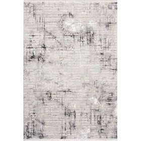Çam Halı Norm 6213 Gri 200x290 cm Romans Halı Modern Desenli Makine Halısı