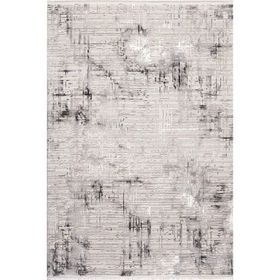 Çam Halı Norm 6213 Gri 80x300 cm Romans Halı Modern Desenli Makine Halısı