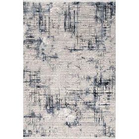 Çam Halı Norm 6214 Mavi 200x290 cm Romans Halı Modern Desenli Makine Halısı