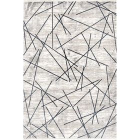Çam Halı Norm 6215 Mavi 120x180 cm Romans Halı Modern Desenli Makine Halısı