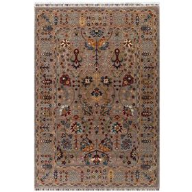 Çam Halı Sultani 805 Vizon Yün ve Bambu ile Özel Tezgahlarda Üretilen Otantik Desenli El Emeği Modern Halı