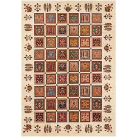Çam Halı TD407 Gloria Multi Şal Desen Dokuma Saçaklı Kilim