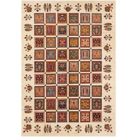 Çam Halı TD407 Gloria Multi Şal Desen Dokuma Saçaklı Kilim