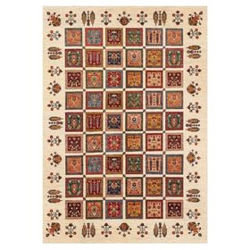 Çam Halı TD407 Gloria Multi Şal Desen Dokuma Saçaklı Kilim