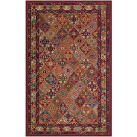 Çam Halı TD739 Gloria Multi Etnik Desen Dokuma Saçaklı Kilim