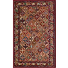 Çam Halı TD739 Gloria Multi Etnik Desen Dokuma Saçaklı Kilim