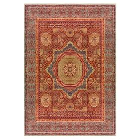 Çam Halı TD745 Gloria Multi Klasik Desen Dokuma Saçaklı Kilim