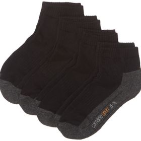 Camano Black 05 4'lü Paket Siyah Erkek Spor Çorabı