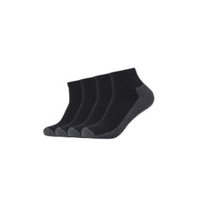Camano Black 05 4'lü Paket Siyah Erkek Spor Çorabı
