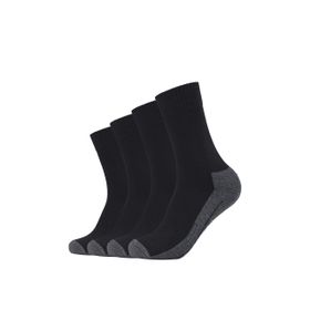 Camano Black 05 4'lü Paket Siyah Erkek Spor Çorabı