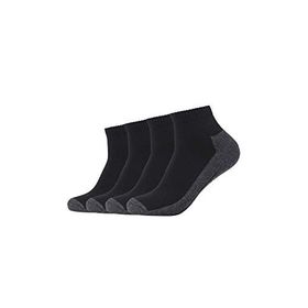 Camano Black 05 4'lü Paket Siyah Erkek Spor Çorabı