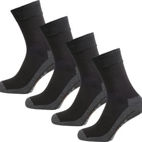 Camano Black 05 4'lü Paket Siyah Erkek Spor Çorabı