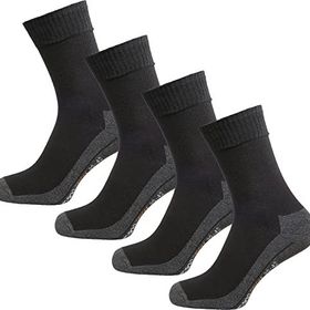 Camano Black 05 4'lü Paket Siyah Erkek Spor Çorabı