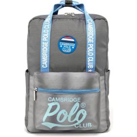 Cambridge Polo Club American Chic Çok Gözlü Unisex Gri İlkokul Çocuk Çantası