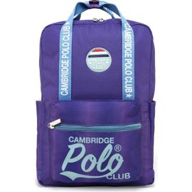 Cambridge Polo Club American Chic Çok Gözlü Unisex Mor Çocuk İlkokul Çantası