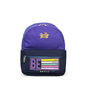 Cambridge Polo Club Be Happy Ön Cepli Mor Unisex Çocuk Anaokulu Çantası