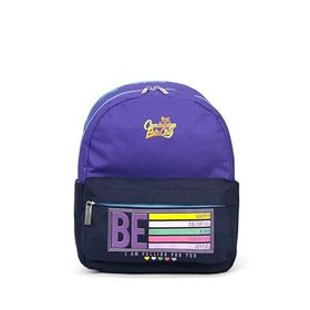 Cambridge Polo Club Be Happy Ön Cepli Mor Unisex Çocuk Anaokulu Çantası