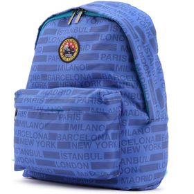 Cambridge Polo Club Cities II Ön Cepli Mor Unisex Sırt Çantası