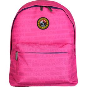 Cambridge Polo Club Cities II Ön Cepli Pembe Unisex Sırt Çantası