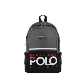 Cambridge Polo Club CPC3019.003 Preppy II Gri Çift Ana Bölmeli Unisex Okul Sırt Çantası