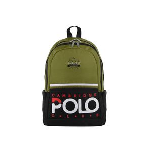 Cambridge Polo Club CPC30190.32 Preppy II Yeşil Çift Ana Bölmeli Unisex Okul Sırt Çantası