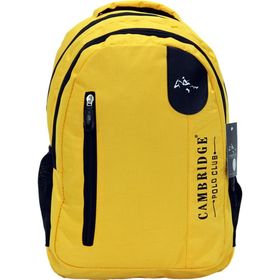 Cambridge Polo Club Plcan1653 Sarı Okul Sırt Çantası
