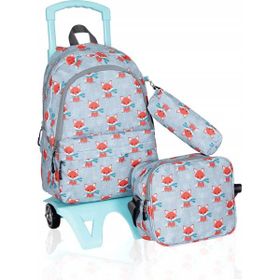 Cambrıdge Polo Club PLCAN2079 T 330 T Çekçekli İlkokul Çanta Seti