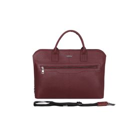 Cambridge Polo Club PLEVR50075 Bordo Suni Deri Evrak Çantası