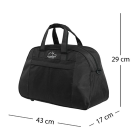 Cambridge Polo Club PLVLZ60020 Siyah Küçük Boy Seyahat Valizi
