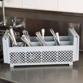 Cambro Camrack 12 cm 8 Bölmeli Çatal Kaşık Bıçak Basketi
