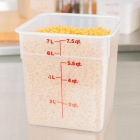 Cambro Camsquares 7.6 Litre Yarı Saydam Kare Saklama Kabı