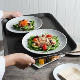 Cambro Camtread Siyah 40.5X53 cm Dikdörtgen Kaymaz Tepsi