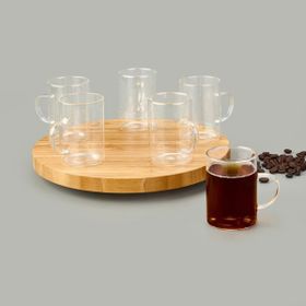 Cambu Borosilikat Cam 6'lı 200 ml Kupa Seti
