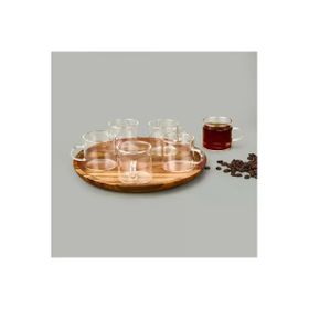 Cambu Borosilikat Cam 6'lı Şeffaf 125 ml Kahve Fincanı Seti