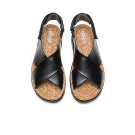 Camper K200157 Siyah Kadın Oruga Sandal Ayakkabı