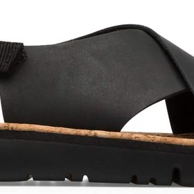 Camper K200157 Siyah Kadın Oruga Sandal Ayakkabı