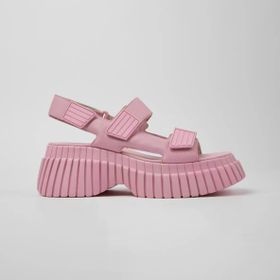 Camper K201511-006 Pembe Deri Kadın Sandalet