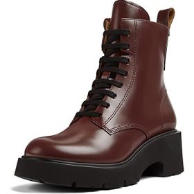Camper K400577-007 Milah Lace Up Bordo Kadın Bot