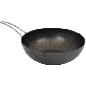 Campout 28 cm Granit Döküm Wok Tava